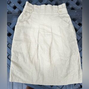 BCBGMaxAzria Tan Pencil Skirt